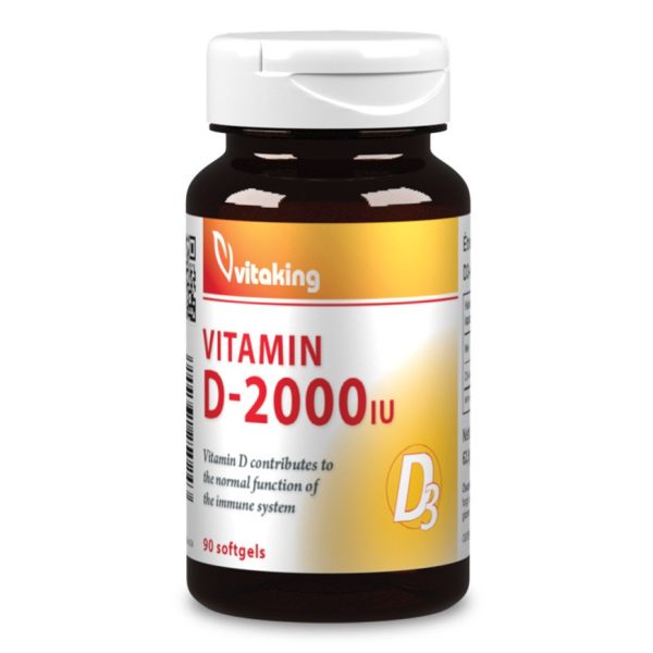 VITAKING - D3 vitamin 2000 NE 90 Gélkapszula