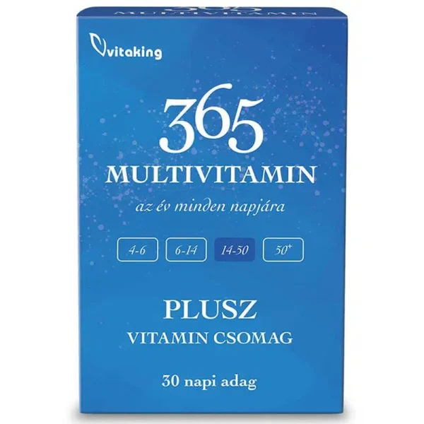 Vitaking 365 Multivitamin Plusz vitamin csomag – 30db
