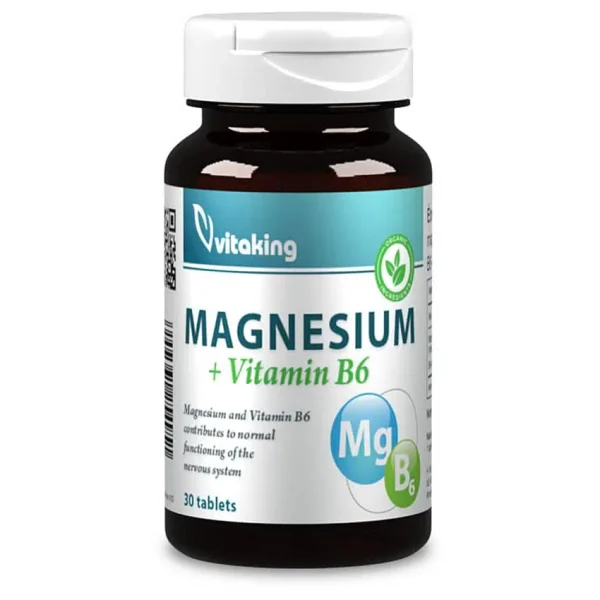 Vitaking Magnesium Citrate 150mg + B6-vitamin tabletta – 30db