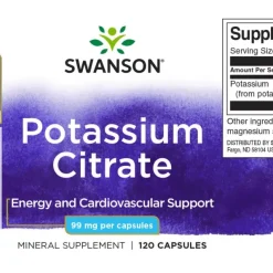 Swanson Kálium – Potassium kapszula – 120db