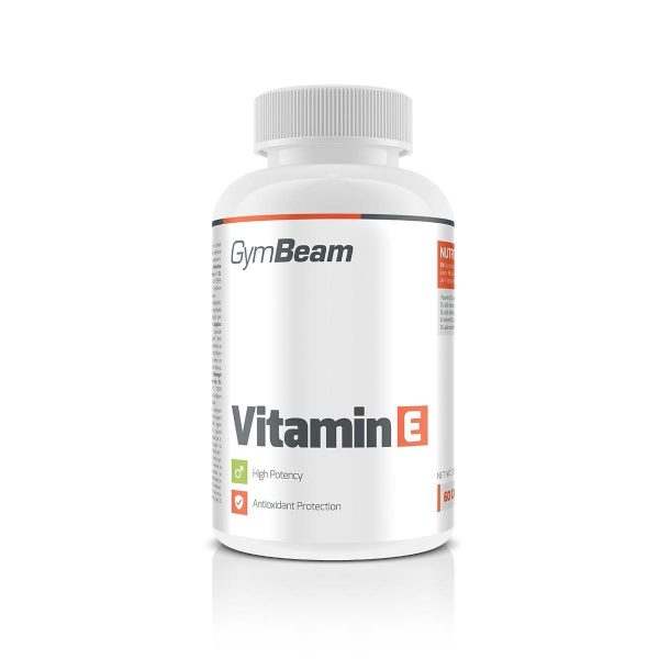 GymBeam - E-vitamin 60db - kapszula Ízesítetlen