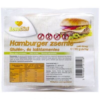 Love Diet Gluténmentes Hamburger zsemle 140g