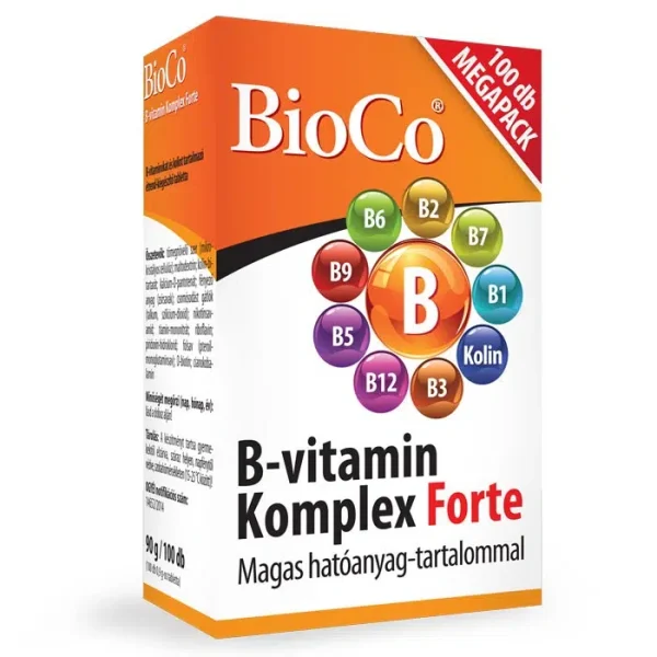 BioCo B-vitamin Komplex Forte Megapack 100 db Tabletta