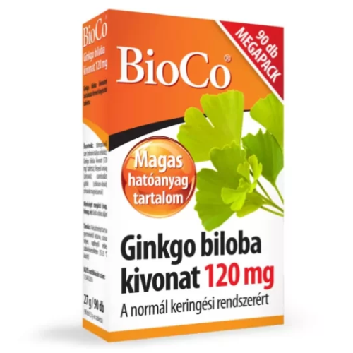 BioCo Ginkgo Biloba Kivonat 120mg - 90db