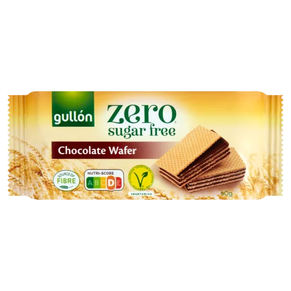 Gullon Zero kakaós nápolyi hozzáadott cukor nélkül 60g