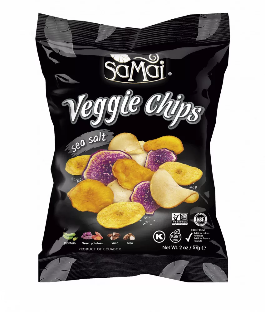 SAMAI Veggie chips tengeri sós Rainforest vegyes zöldség 57g