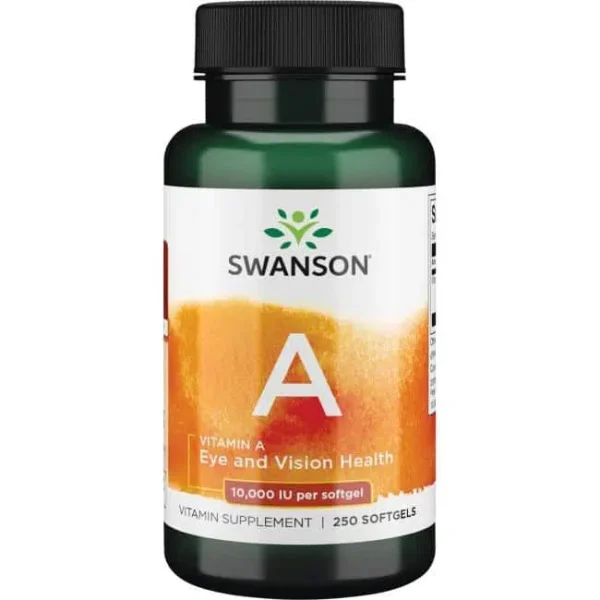 Swanson A-10000 vitamin gélkapszula – 250 db