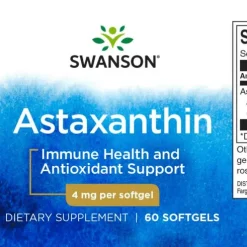 Swanson Astaxanthin kapszula – 60db