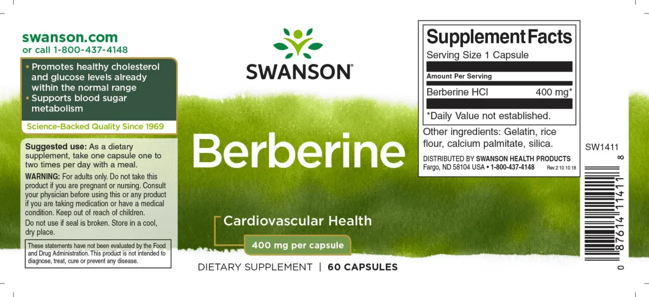 Swanson Berberine kapszula – 60db