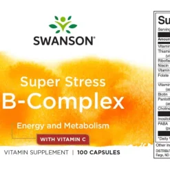 Swanson Super Stress B-Complex kapszula – 100db