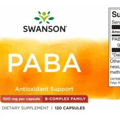 Swanson PABA kapszula – 120db - Image 2